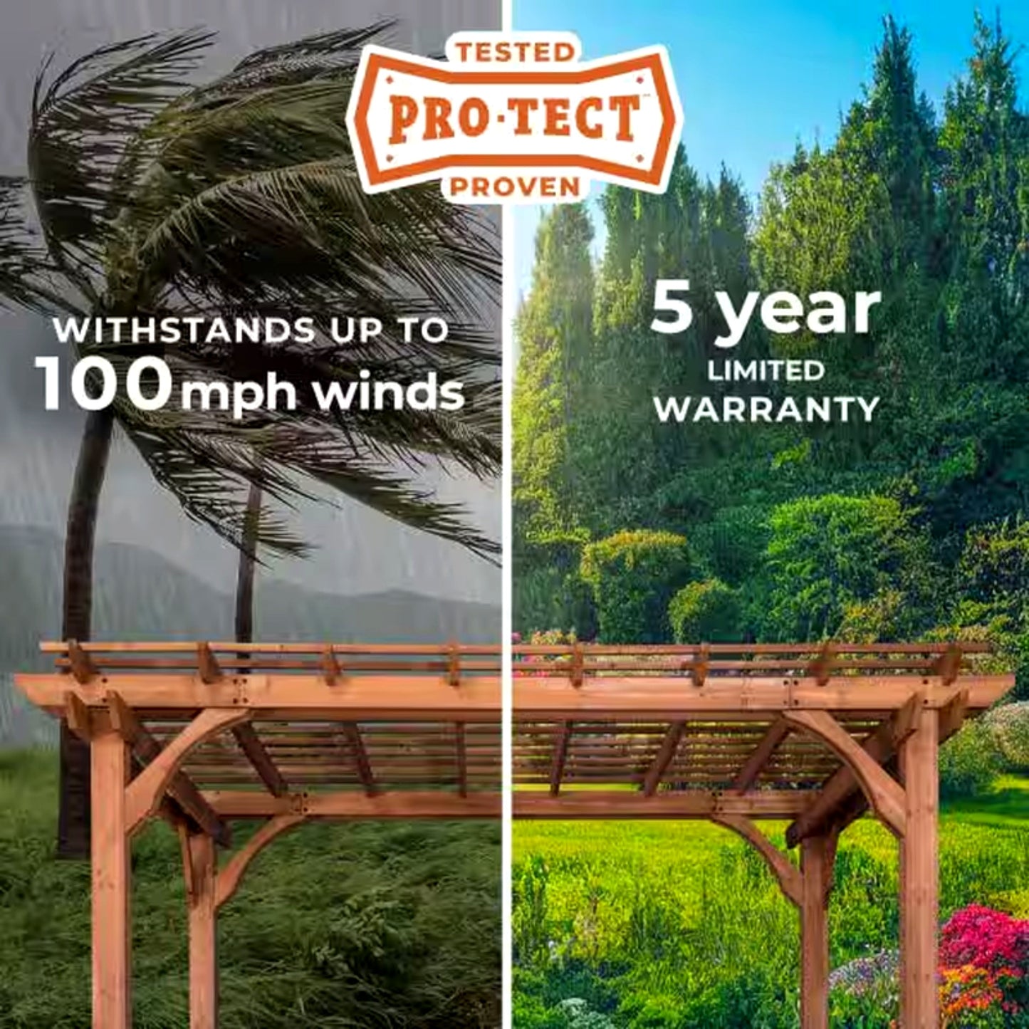 The Haven Outdoor Shade Pergola