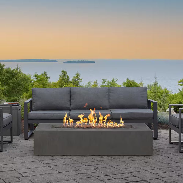 The Matteau Carbon Lounge Fire Table
